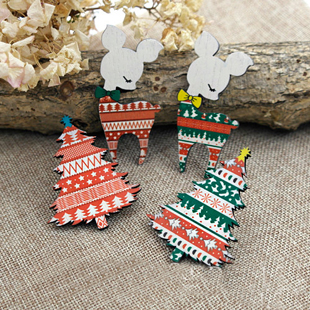 Christmas Tree Rabbit Charms